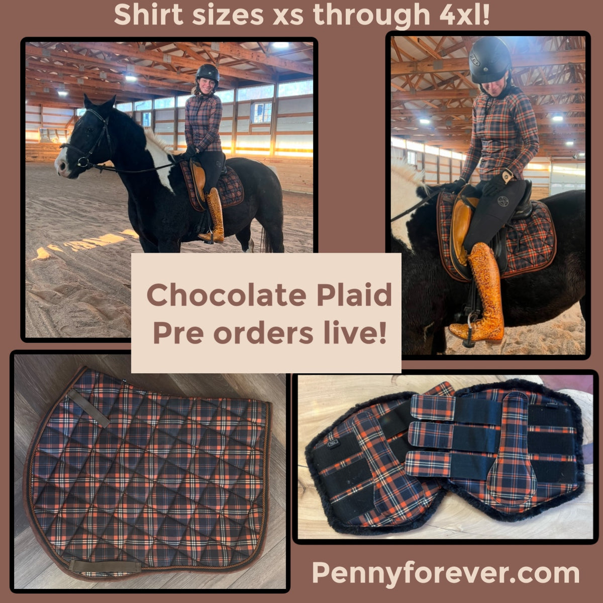 Chocolate Plaid Preorders